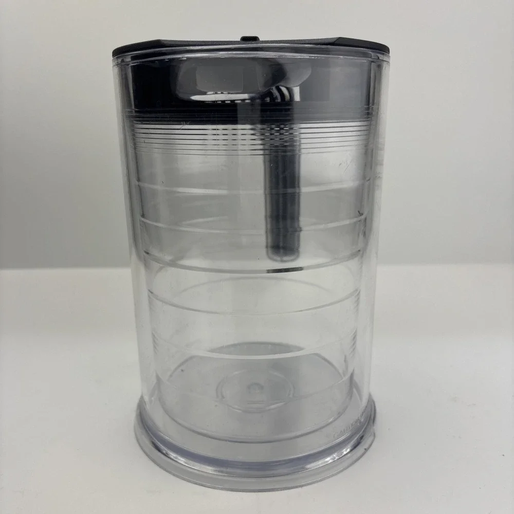 Ninja Over‎ Ice Cream Maker Fill Carafe Pitcher Top Clear Black NC300